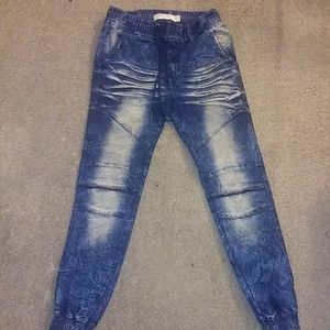 Biker jogger jeans